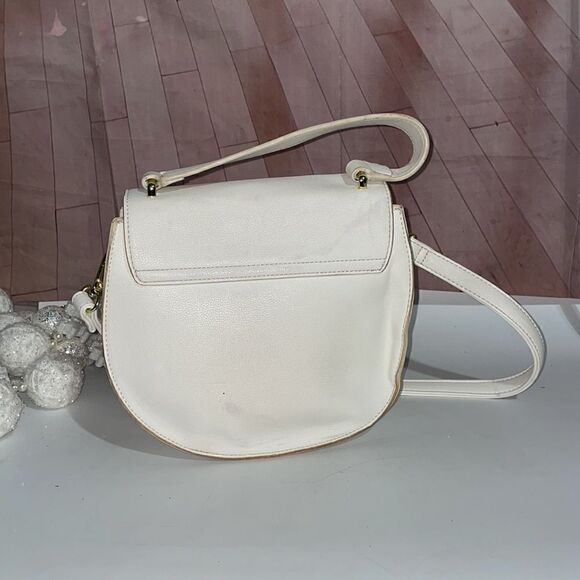Katie Loxton London Leather Crossbody White Small - Picture 5 of 13